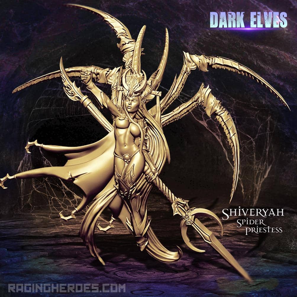 Spider Priestess Shiveryah (DE - F) - Raging Heroes