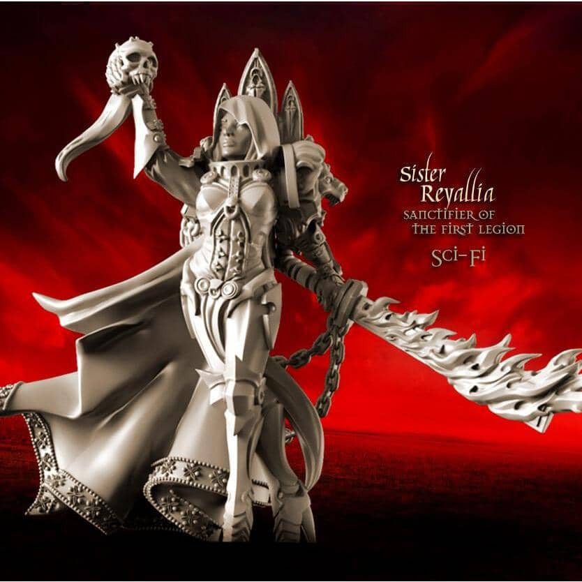 Reyallia, Sanctifier of the First Legion (Sisters – SF) - Raging Heroes