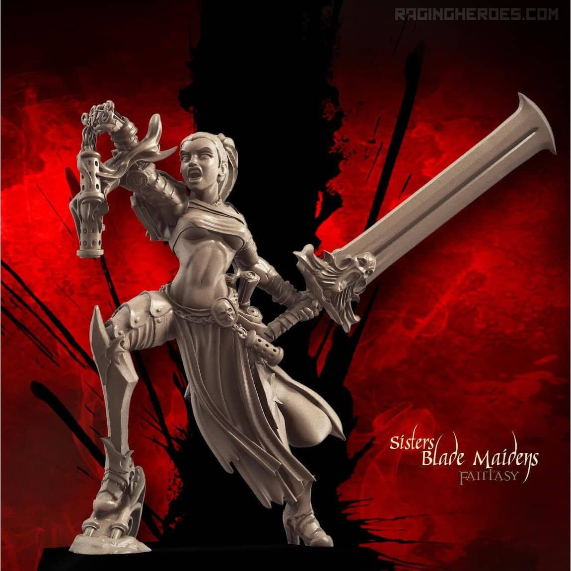 Blade Maidens - Command Group (SotO - F) - Raging Heroes