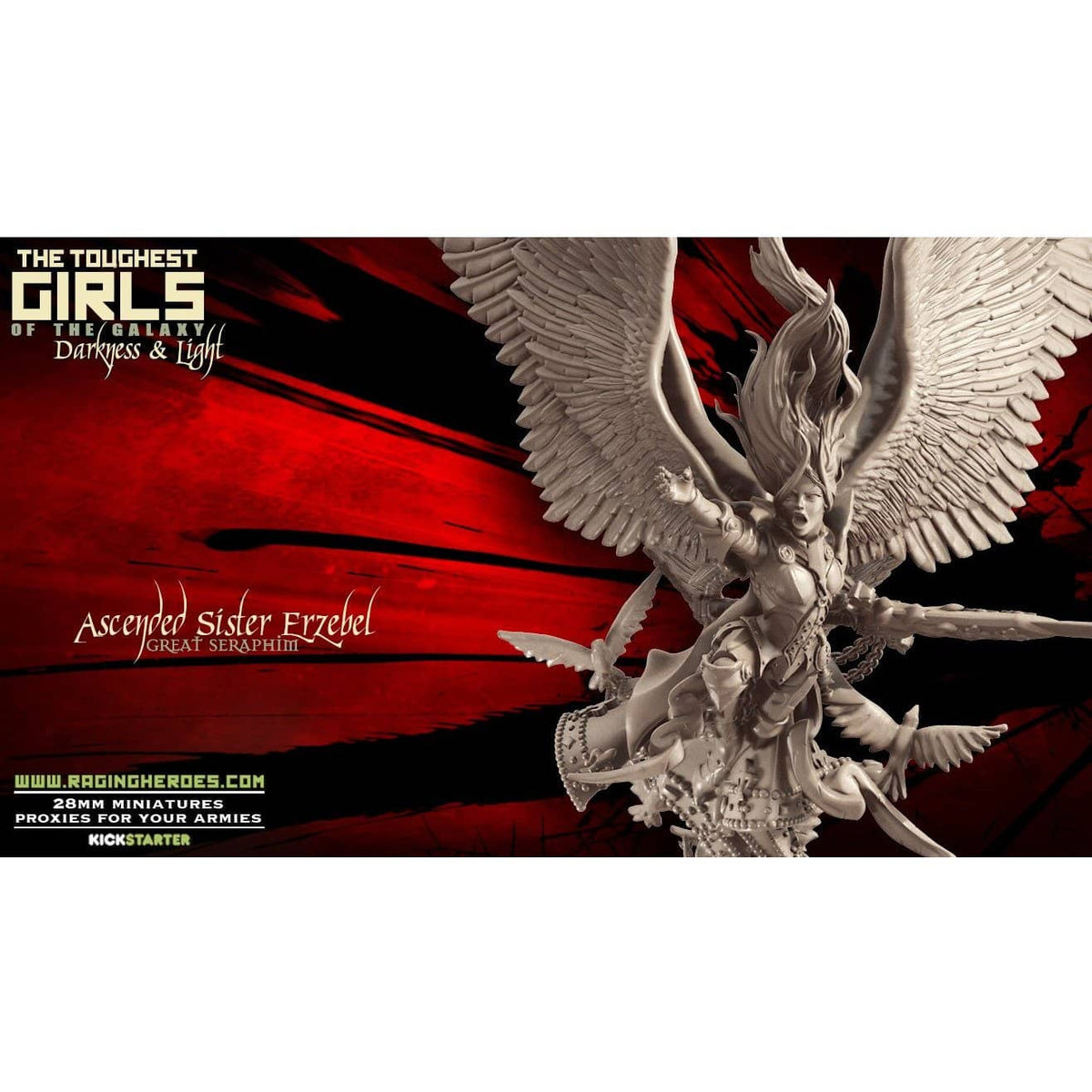 Erzebel, Ascended Sister, Great Seraphim (Sisters - F/SF) - Raging Heroes