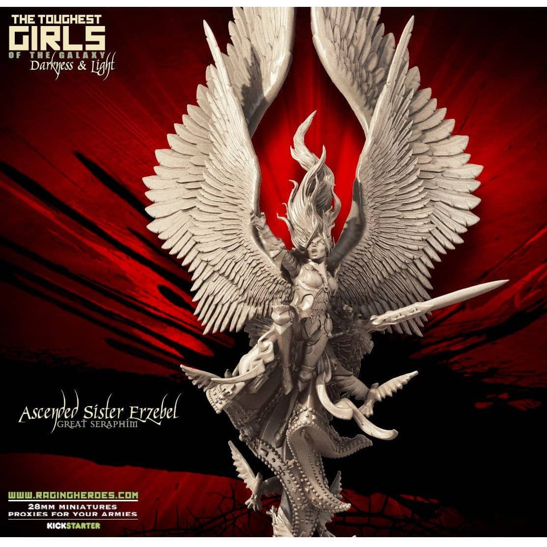 Erzebel-UNPUBLISHEDMay 14 2019, Ascended Sister, Great Seraphim (Sisters - F/SF) - Raging Heroes