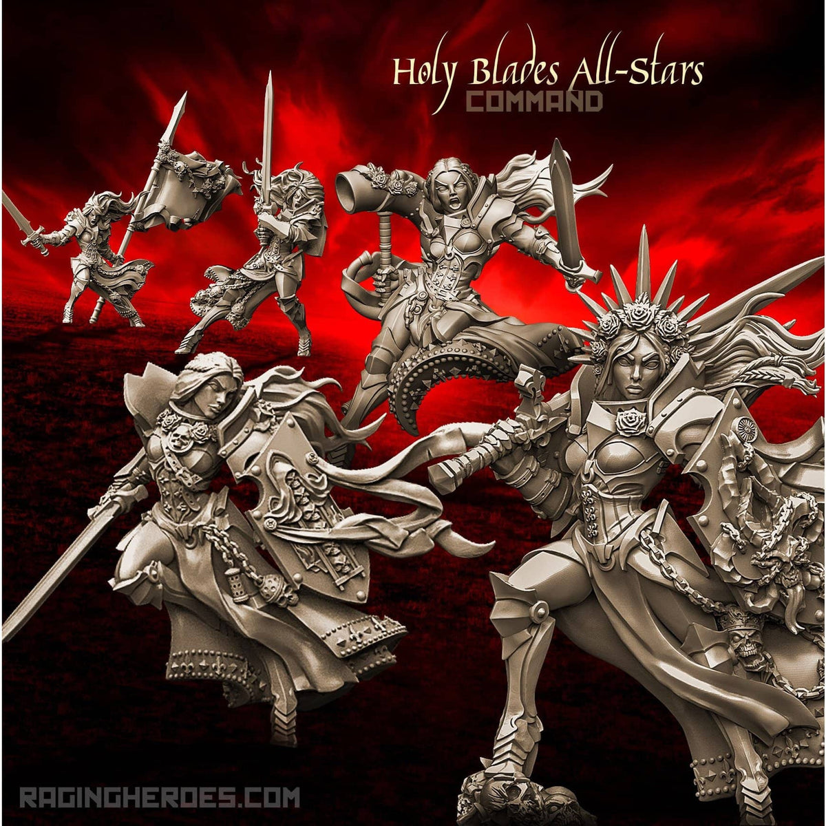 Holy Blades All-Stars - COMMAND Group (SotO - F) - Raging Heroes