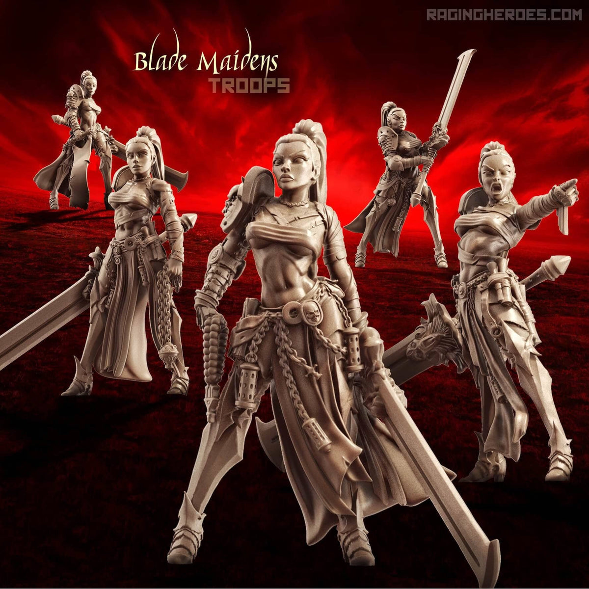 Blade Maidens - TROOPS (SotO - F) - Raging Heroes