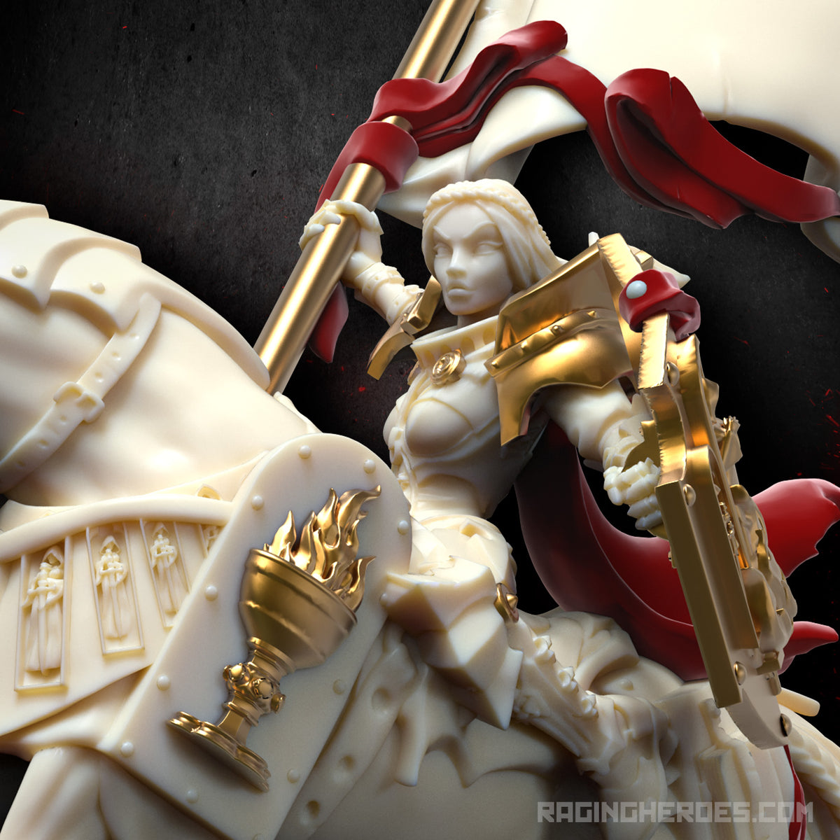 Sacred Lancers - Command (Sisters - F) - Raging Heroes