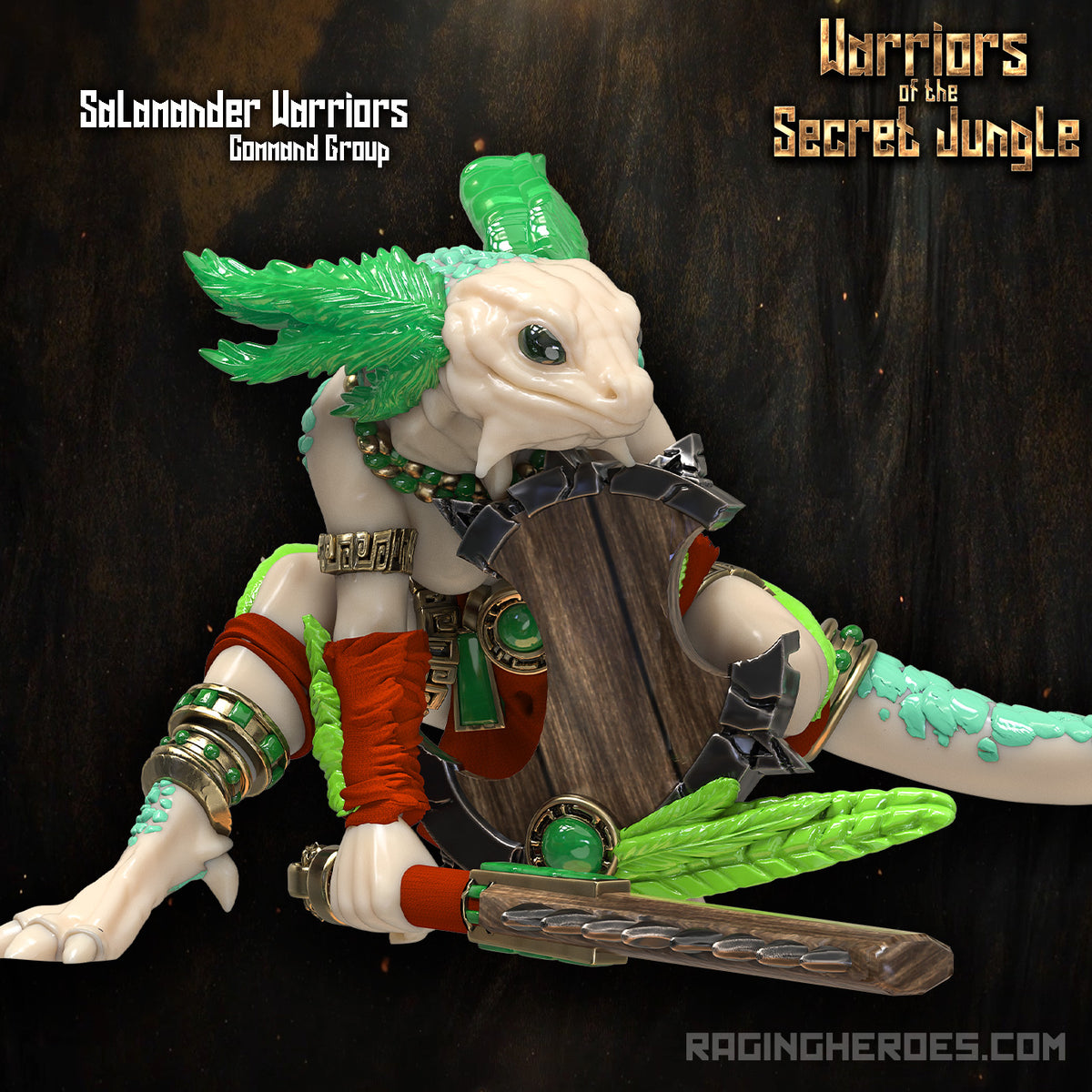 Salamander Warriors, Command Group (WSJ - F) - Raging Heroes