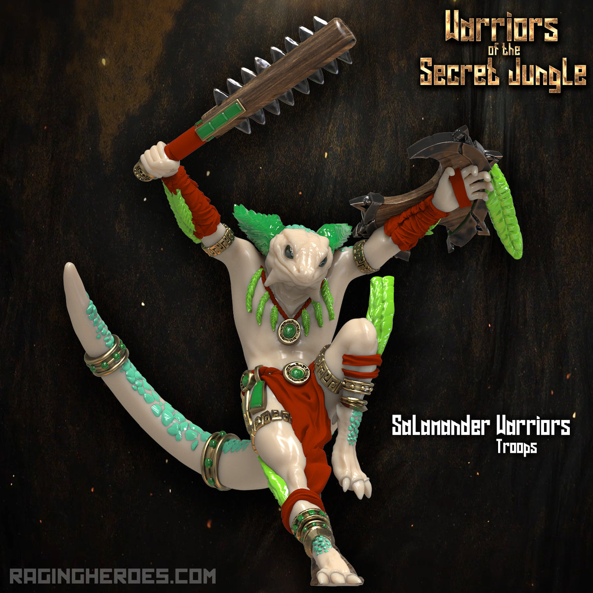 Salamander Warriors, Command + Troops Pack (WSJ - F) - Raging Heroes