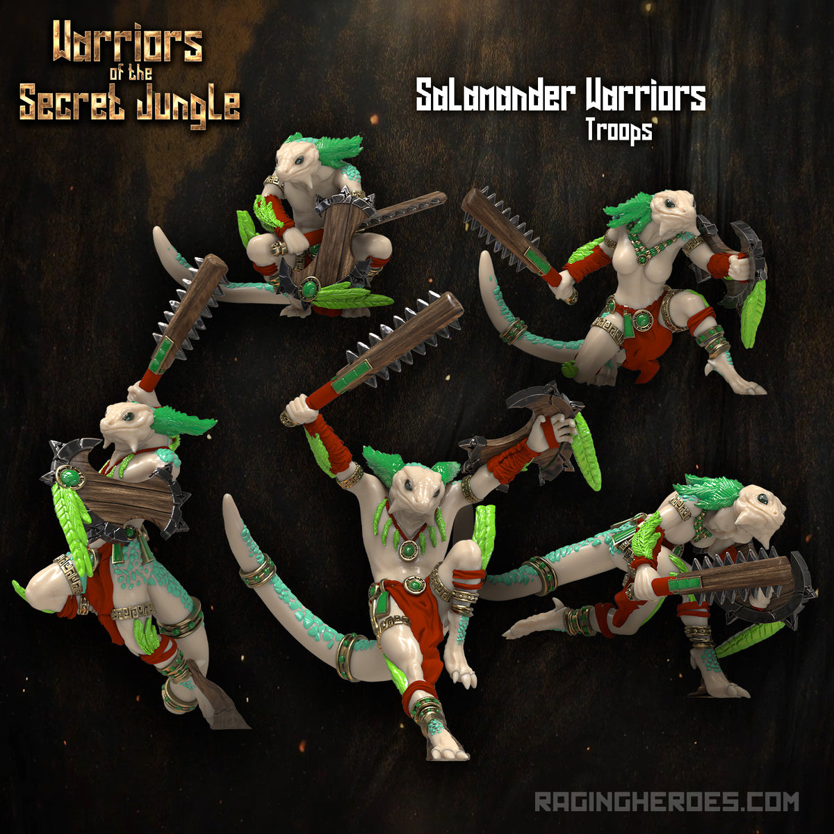 Salamander Warriors, Troops Pack (WSJ - F) - Raging Heroes