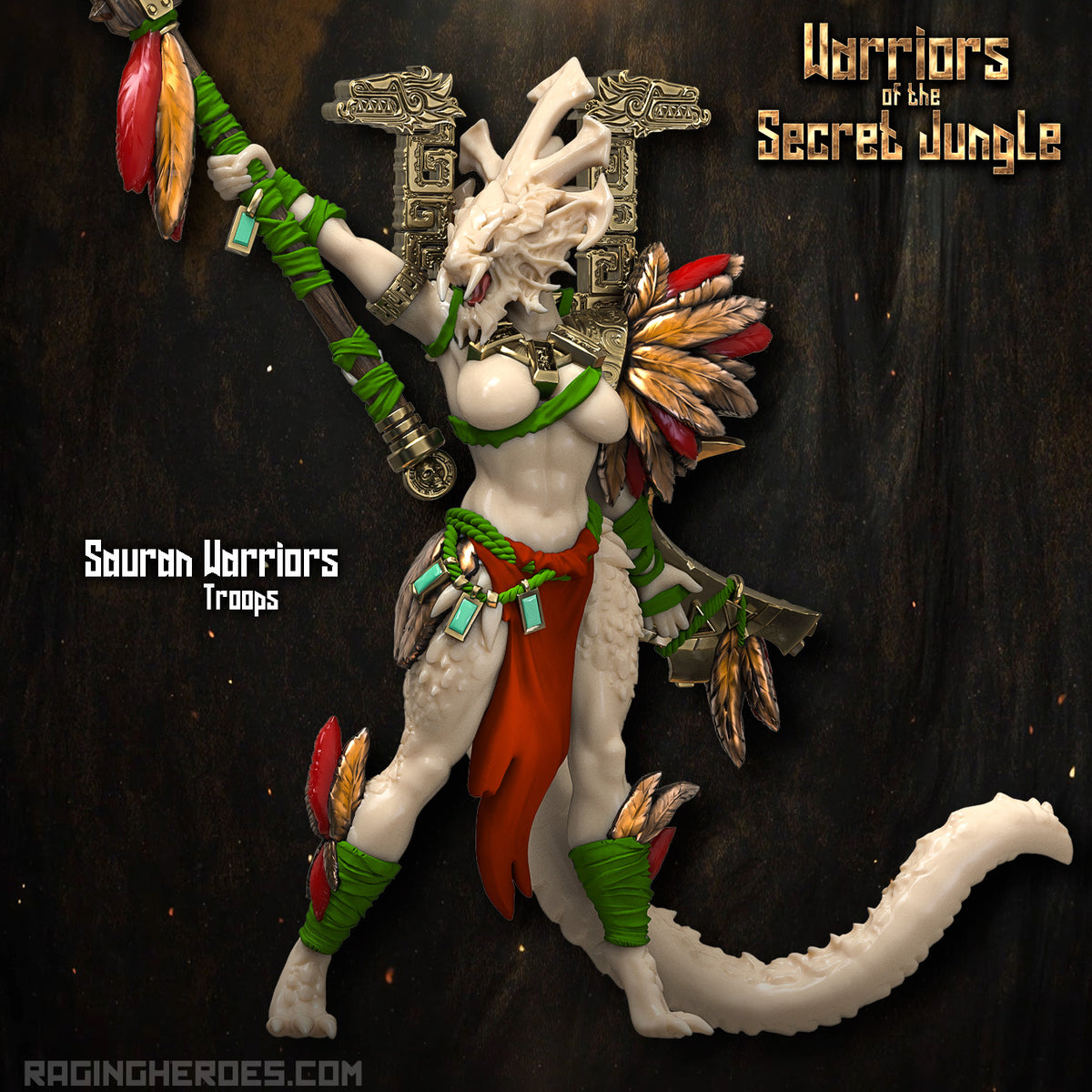 Sauran Warriors, Command + Troops Pack (WSJ - F) - Raging Heroes