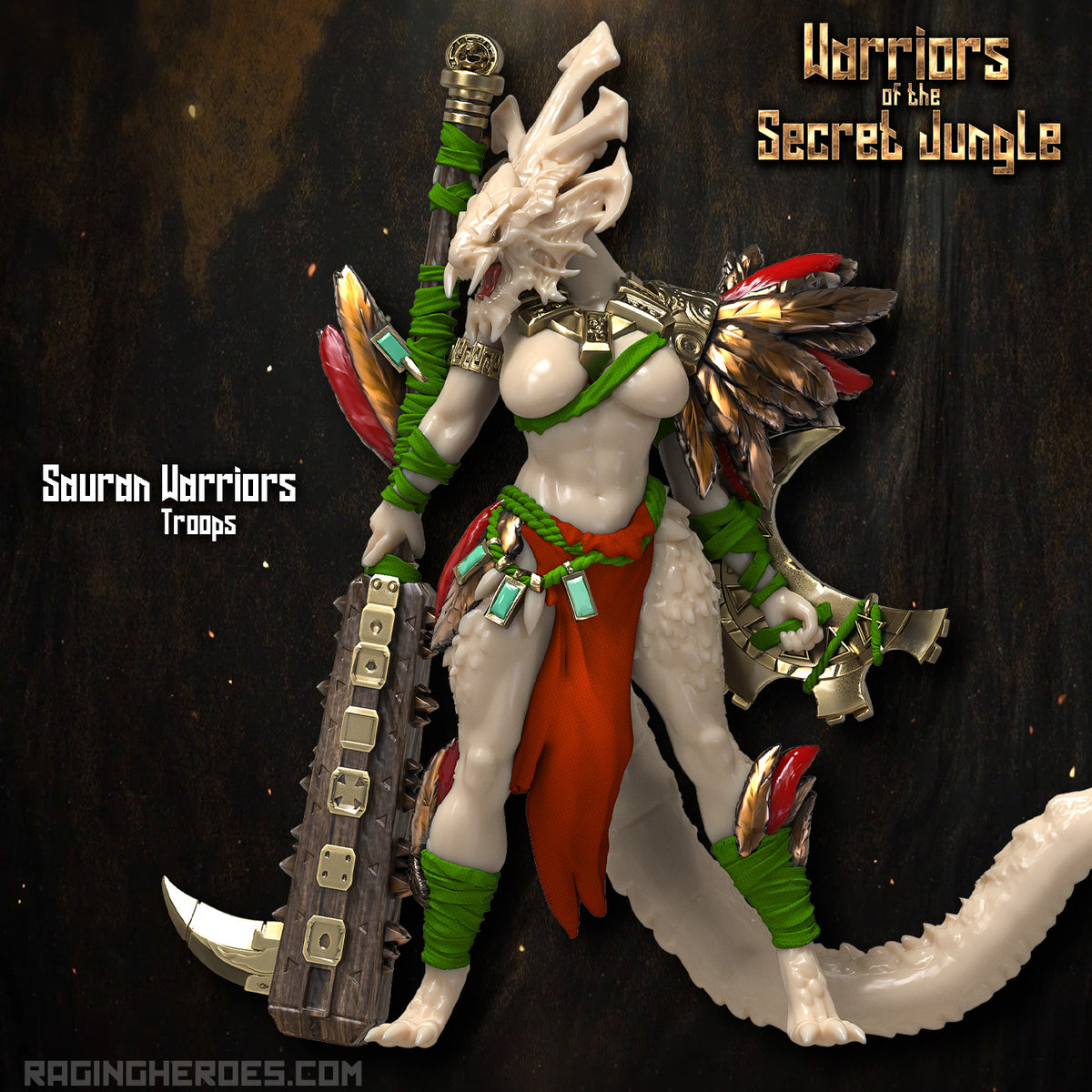 Sauran Warriors, Troops (WSJ - F) - Raging Heroes