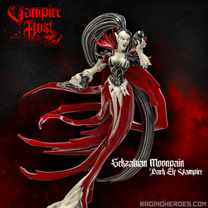 Sekzahian Moonpain, Dark Elf Vampire (Vampires - F) - Raging Heroes