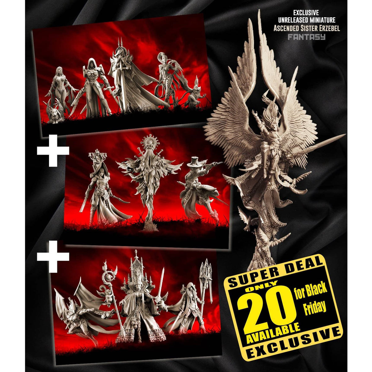 EXCLUSIVE Sisters FANTASY multipack with Erzebel - Raging Heroes