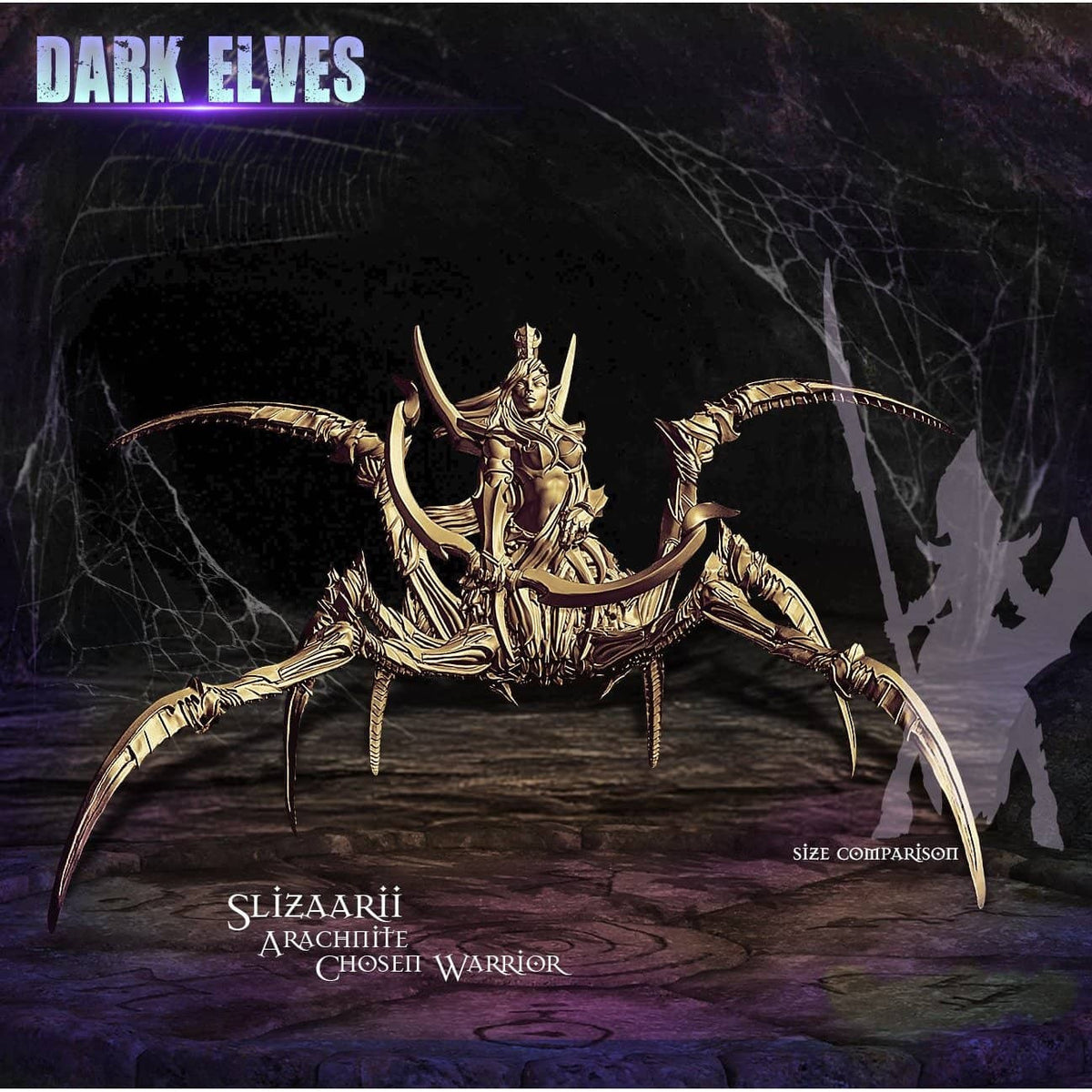 Slizaarii, Arachnite Chosen Warrior (DE - F) - Raging Heroes