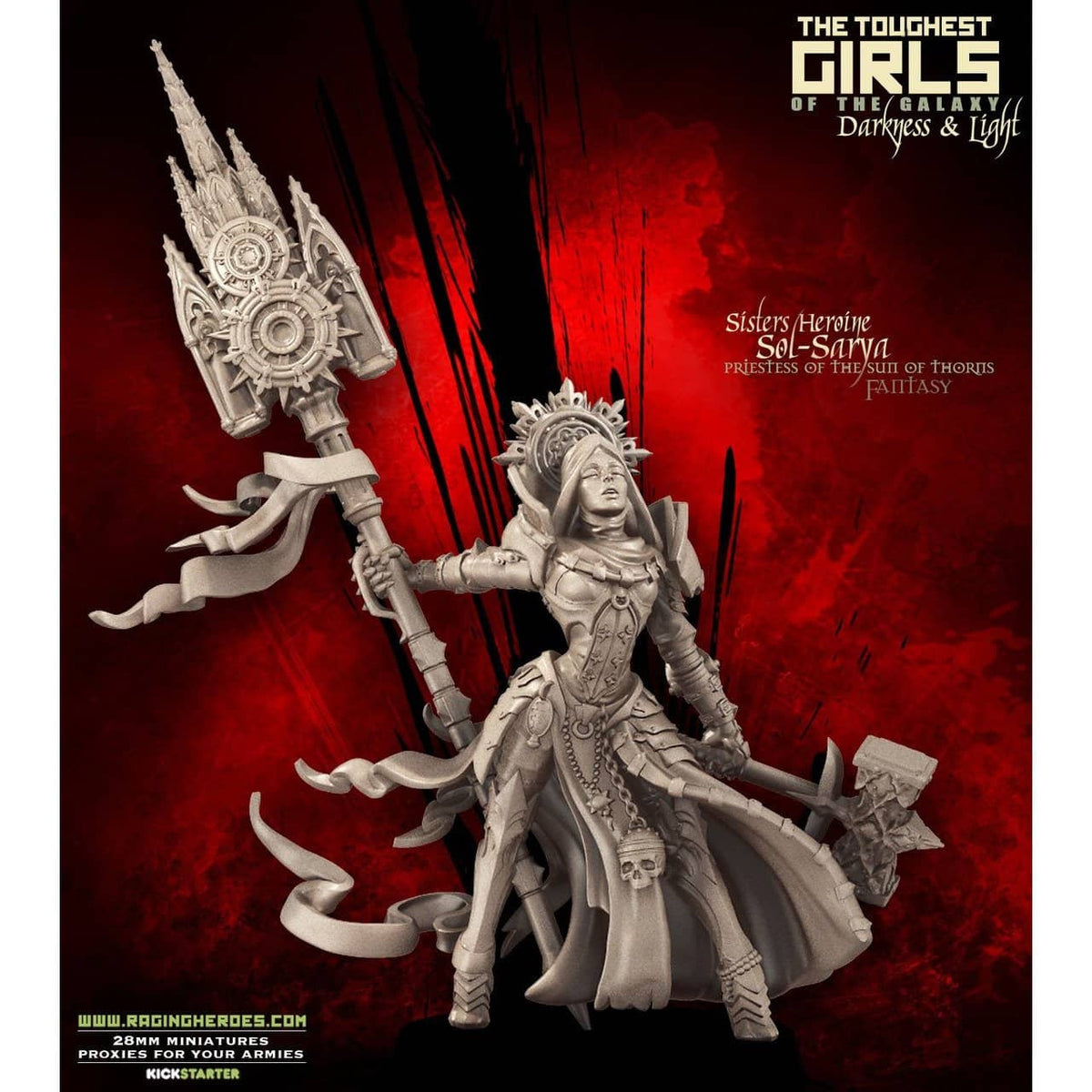 Sol-Sarya, Priestess of the Sun of Thorns (Sisters – Fantasy) - Raging Heroes