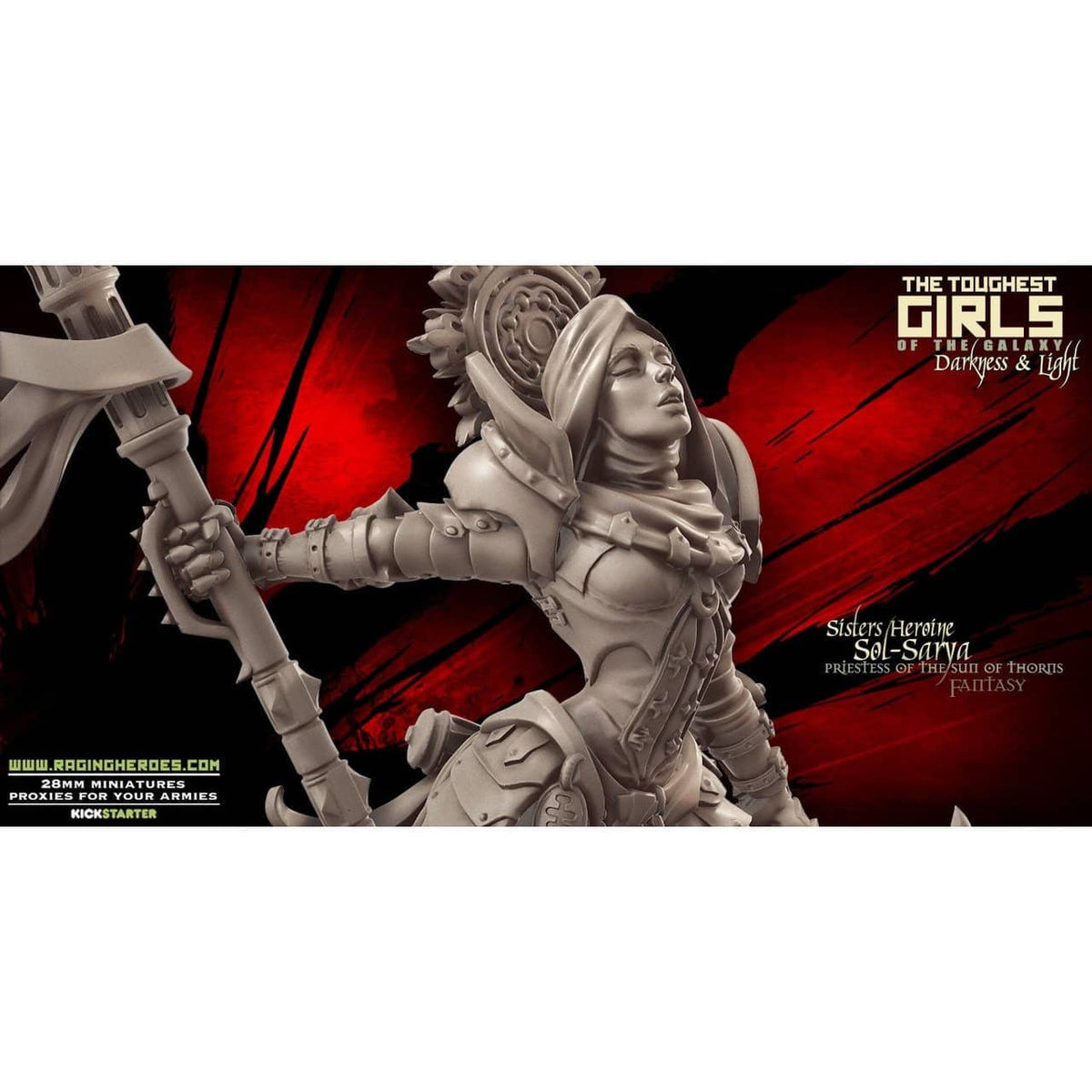 Sol-Sarya, Priestess of the Sun of Thorns (Sisters – Fantasy) - Raging Heroes