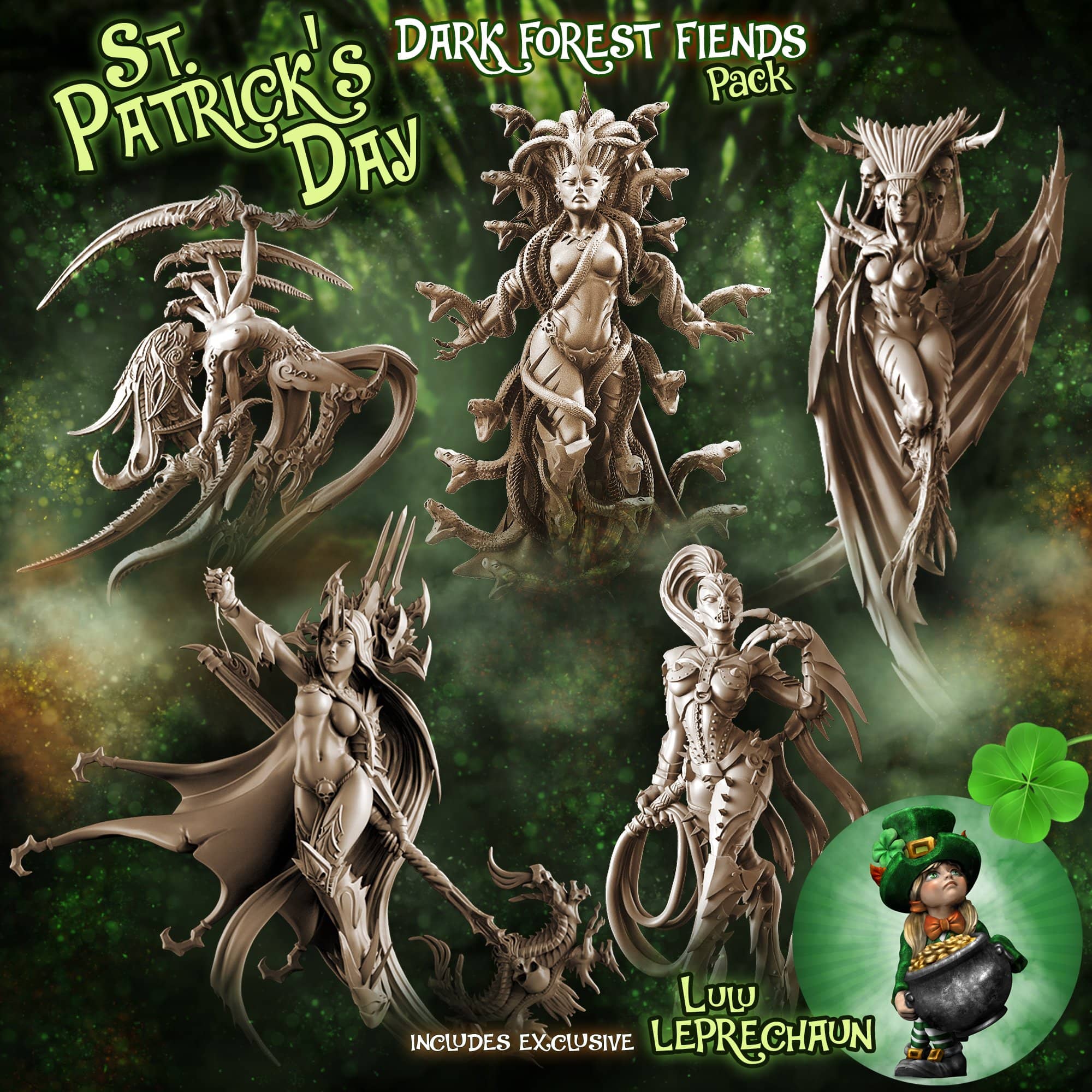 Dark Forest Friends Pack - Saint-Patrick (Fantasy)