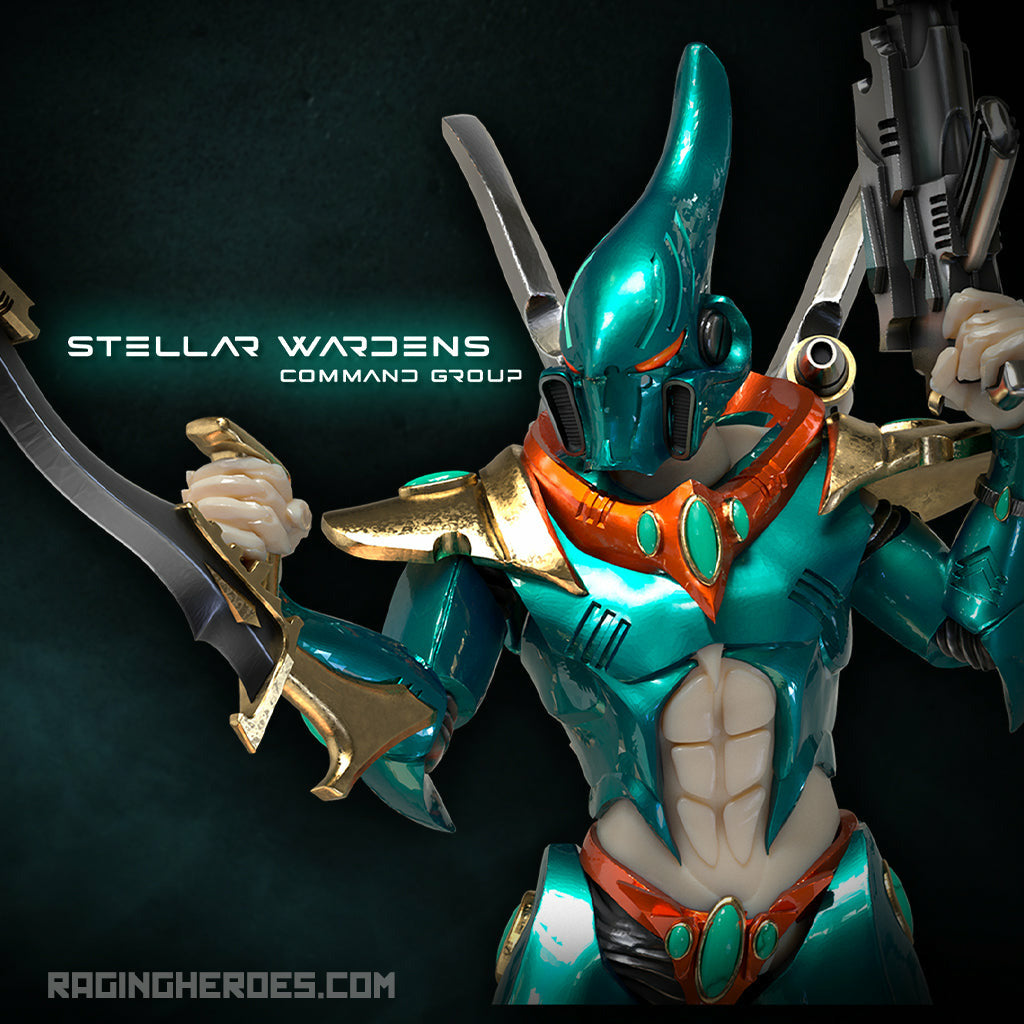 Stellar Wardens, Command Group (AE - SF) - Raging Heroes