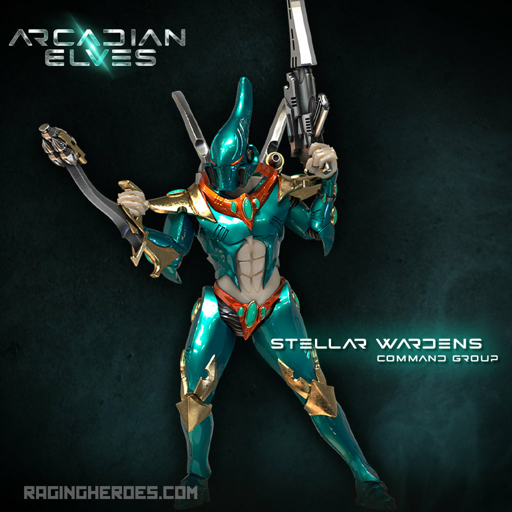 Stellar Wardens, Command Group (AE - SF) - Raging Heroes