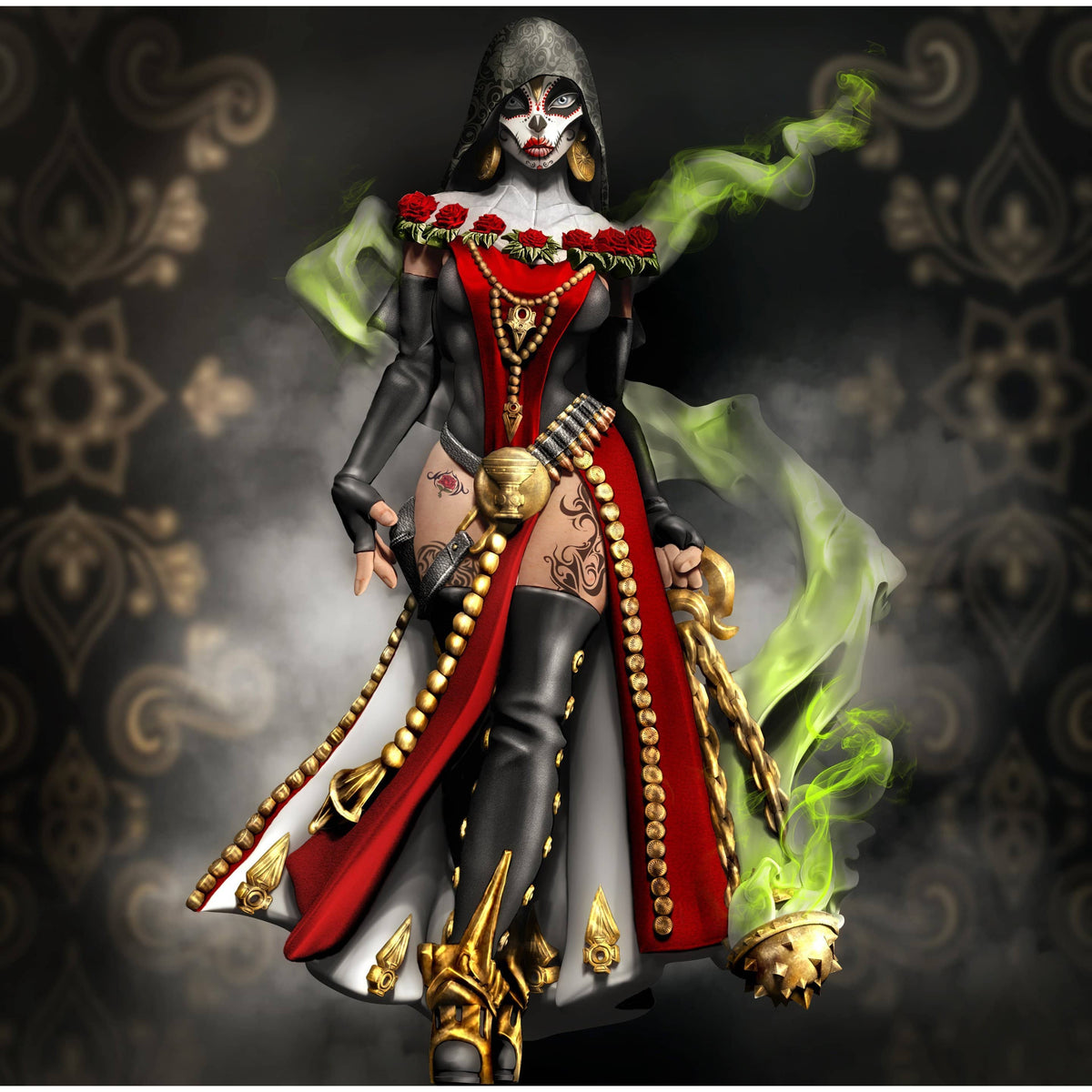 Daughters of the Crucible - Day of the Dead Edition - Command Group (SoEM - SF) - Raging Heroes