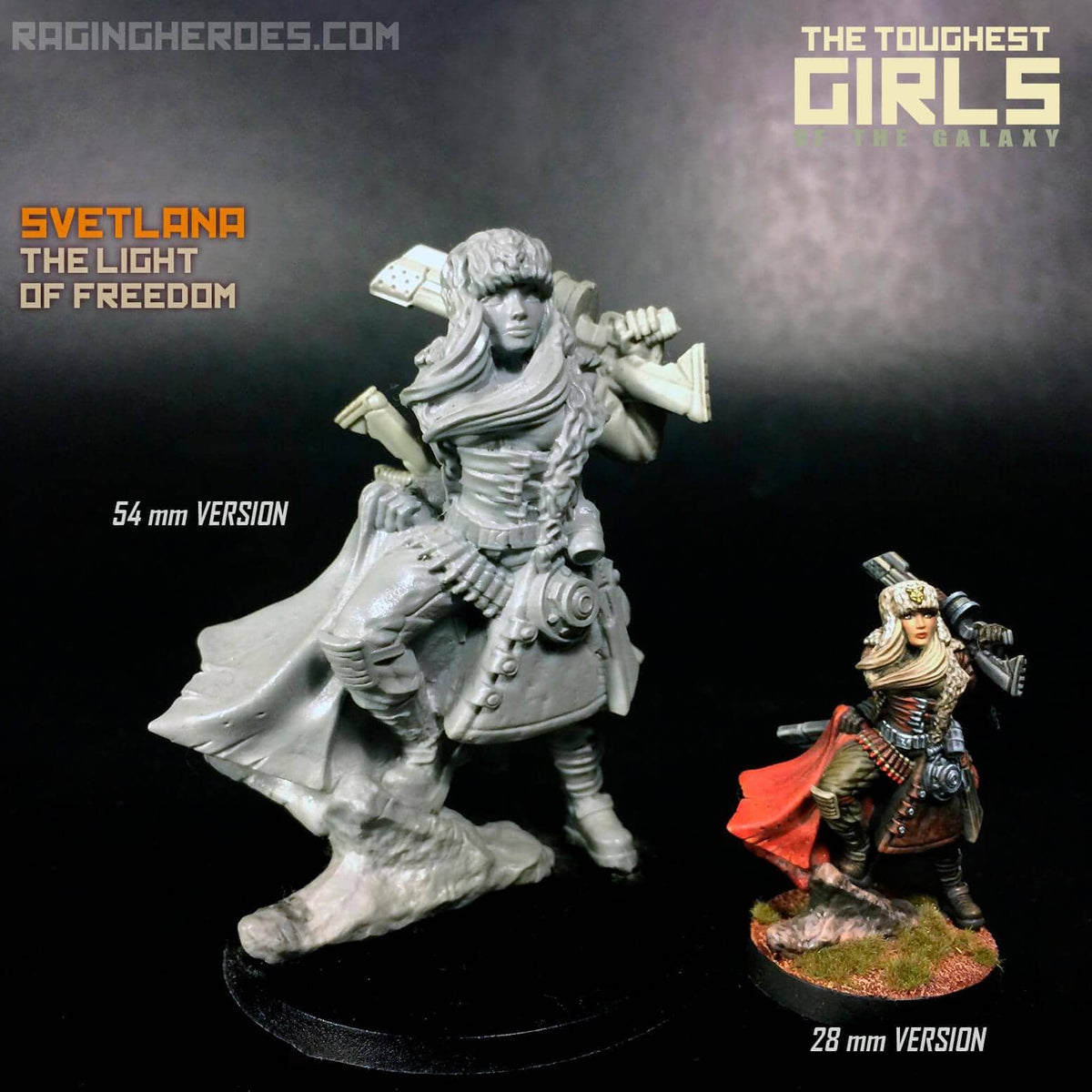 Svetlana, the Light of Freedom (KST) 54mm Heroic Scale - Raging Heroes