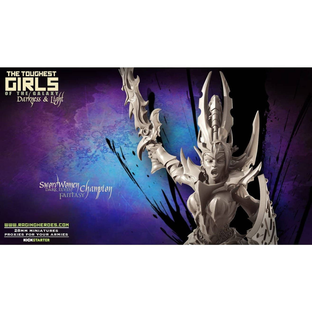 SwordWomen - Command Group (DE - F) - Raging Heroes