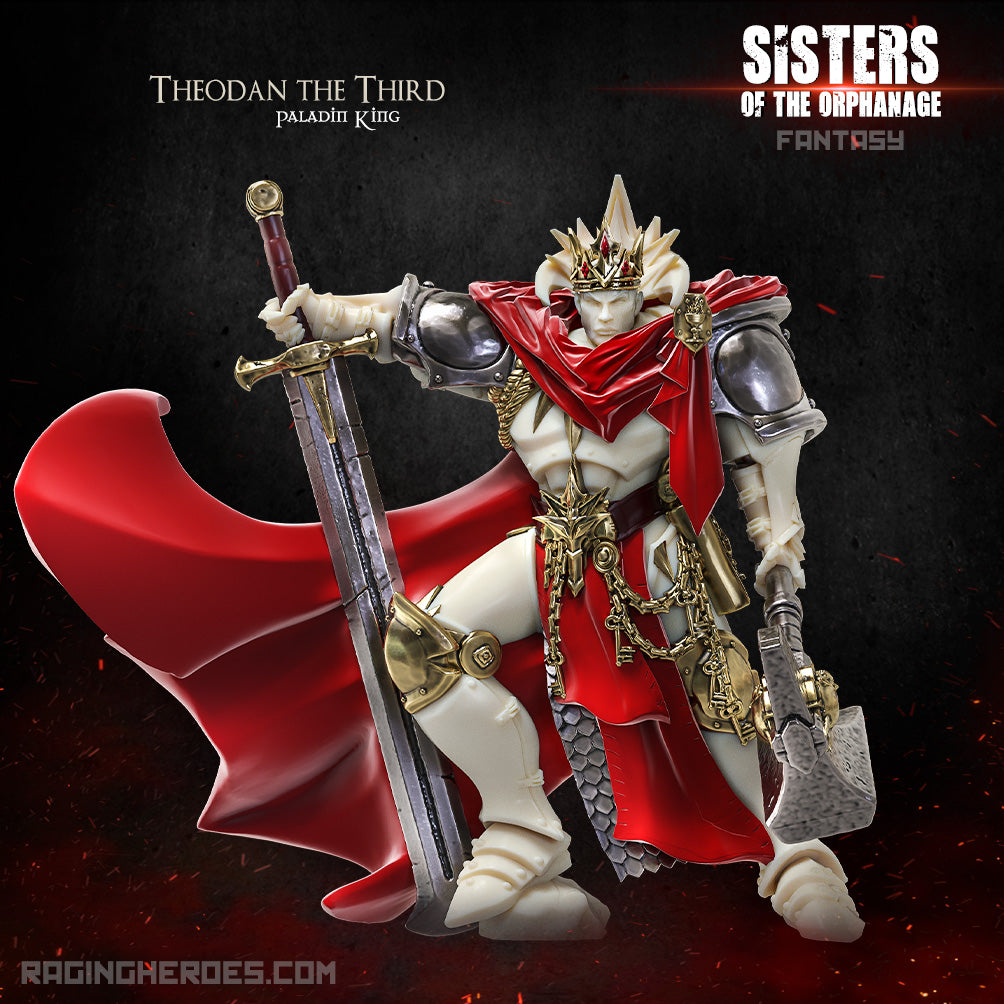 Theodan the Third, Paladin King (Sisters - F) - Raging Heroes