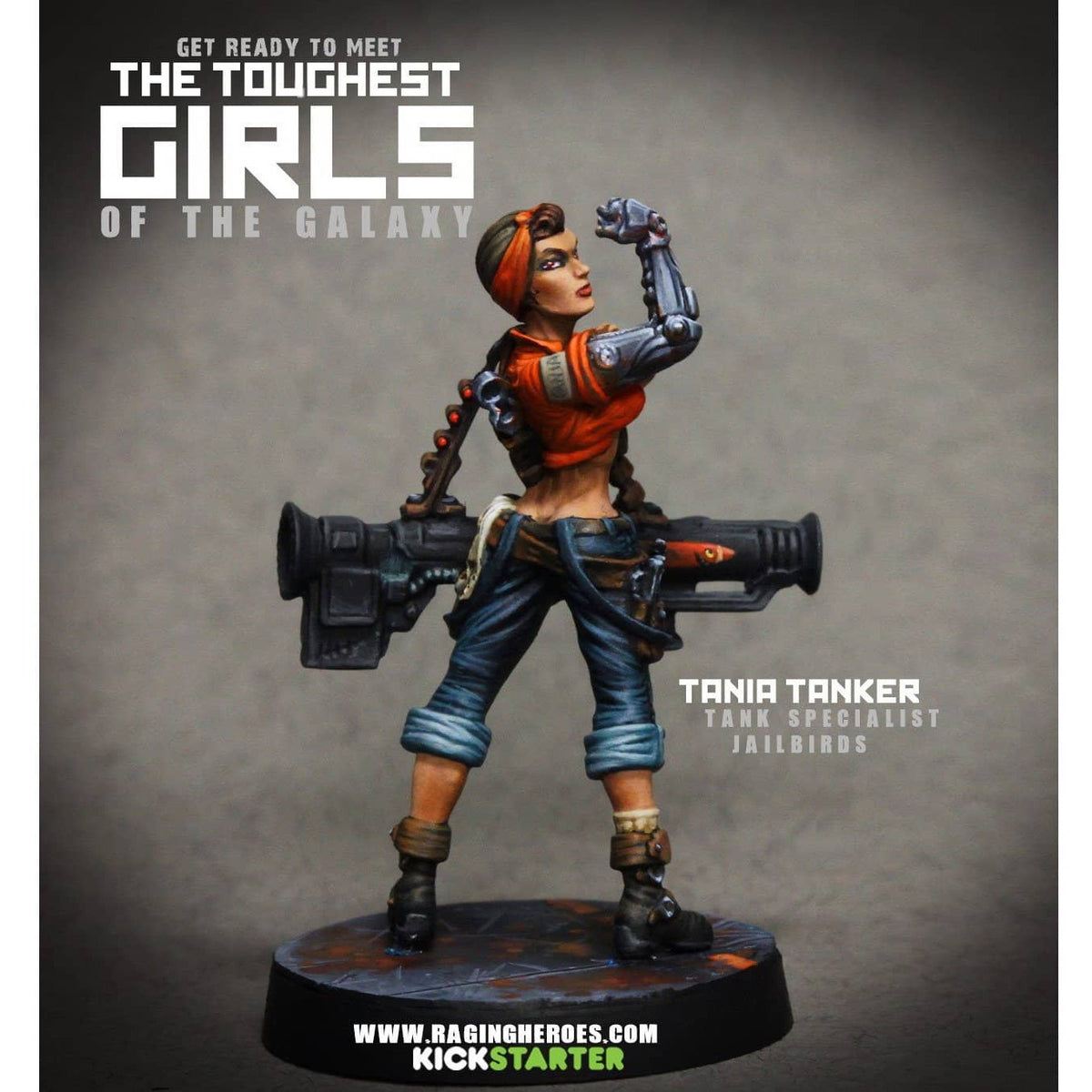 Tania Tanker, Tank Specialist (JB) - Raging Heroes