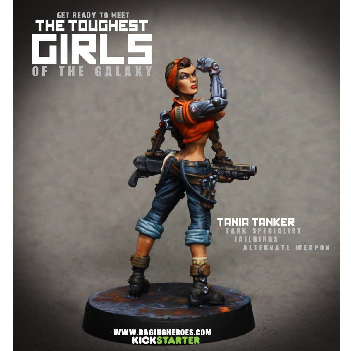 Tania Tanker, Tank Specialist (JB) - Raging Heroes