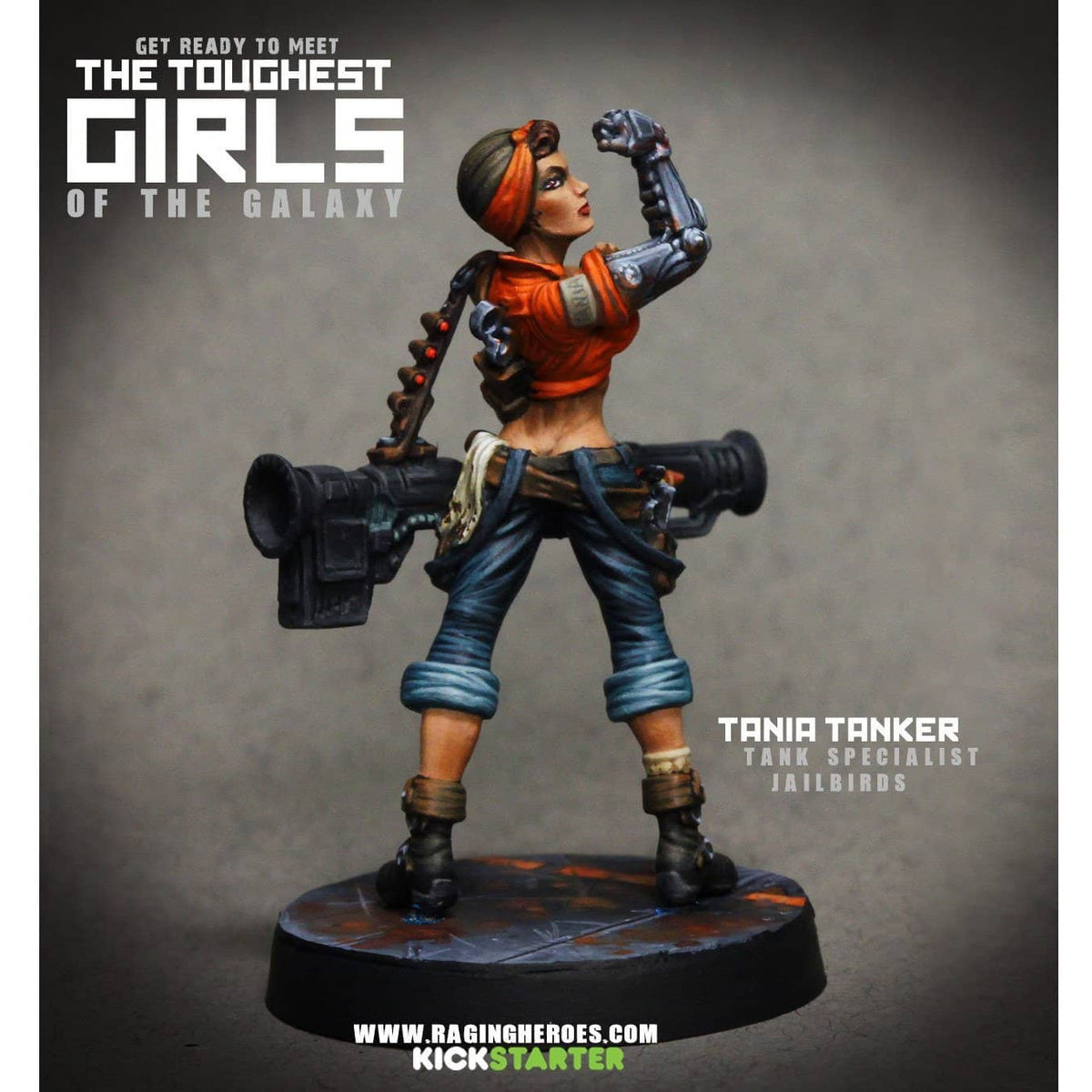 Tania Tanker, Tank Specialist (JB) - Raging Heroes