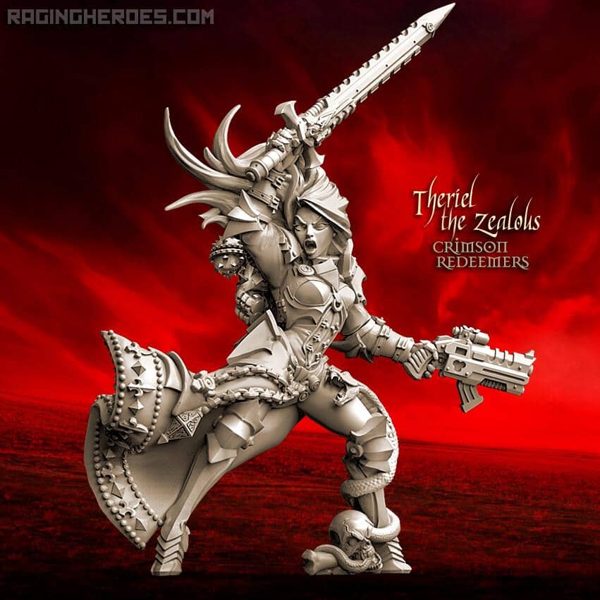 Theriel the Zealous, CR TR (SoEM -SF) - Raging Heroes