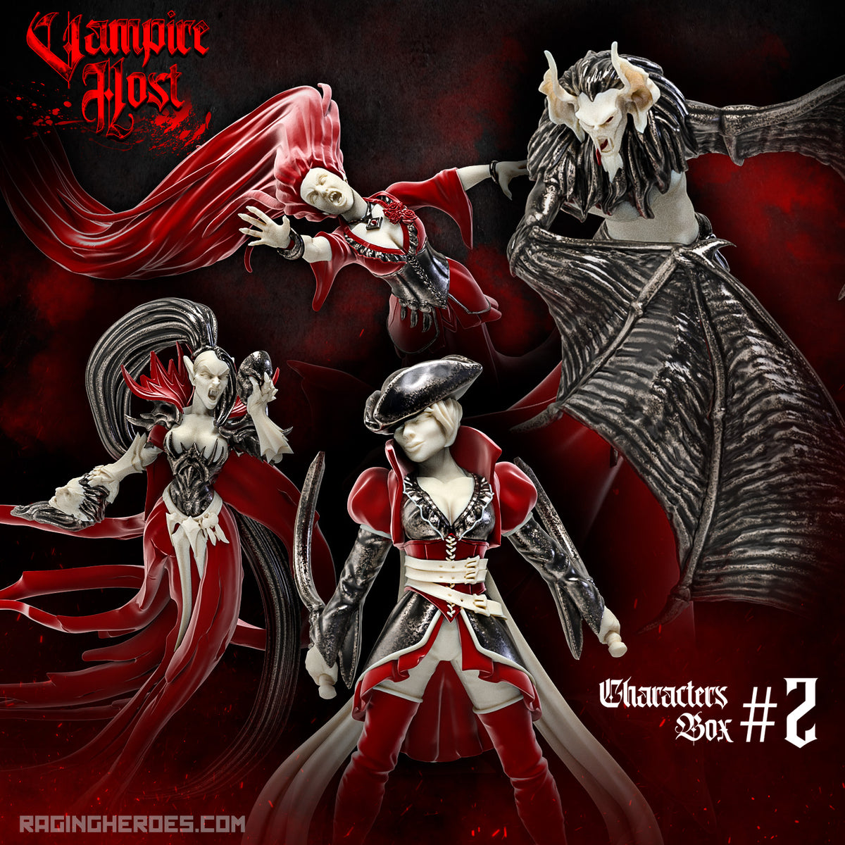 Vampire Host Characters Box #2 (Vampires - F) - Raging Heroes