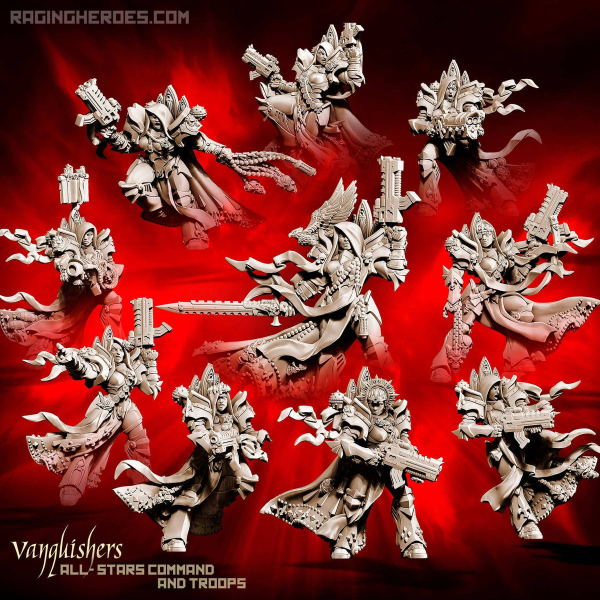 Vanquishers All-Stars - All 10 (SoEM - SF) - Raging Heroes