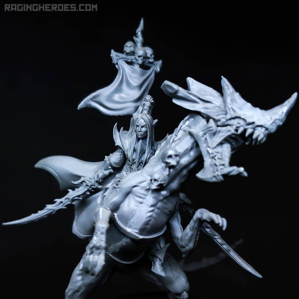 Varanith, Captain of the Draahk Riders (DE - F) - Raging Heroes