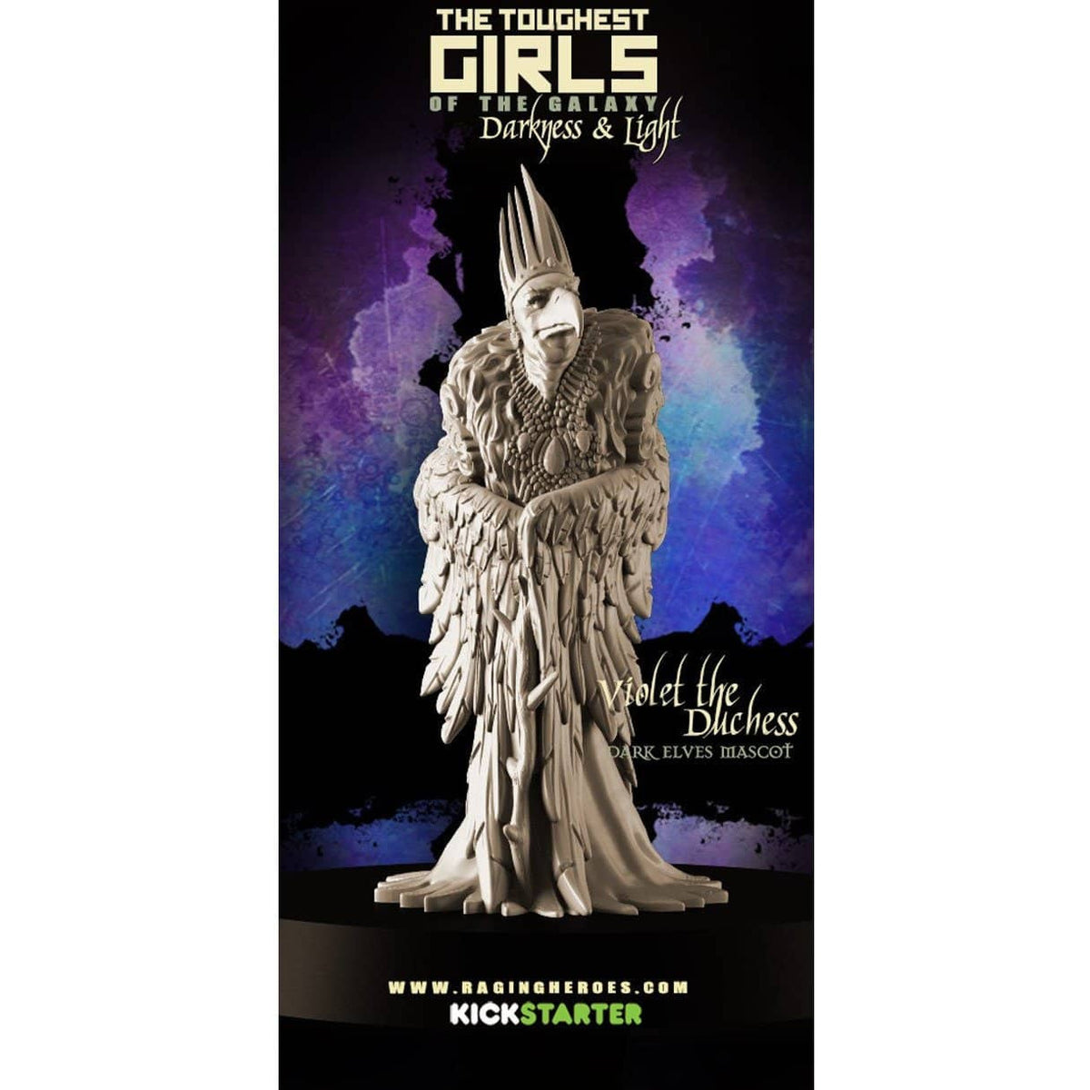 Violet (Dark Elves&#39; Mascot - F/SF) - Raging Heroes