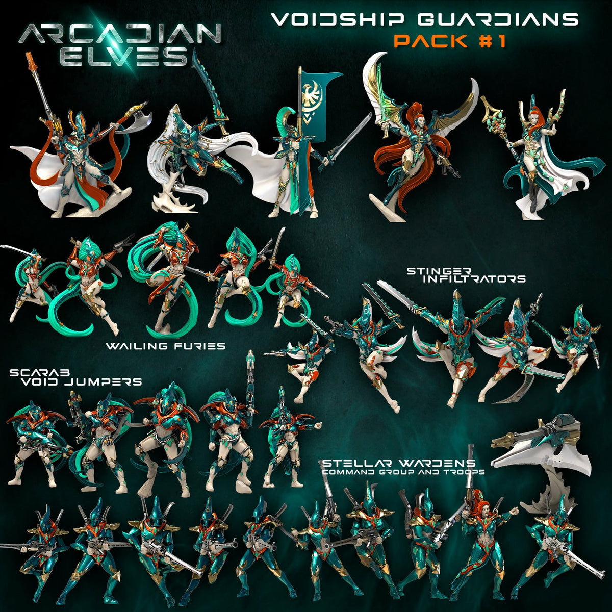 Voidship Guardians Packs (AE - SF) - Raging Heroes