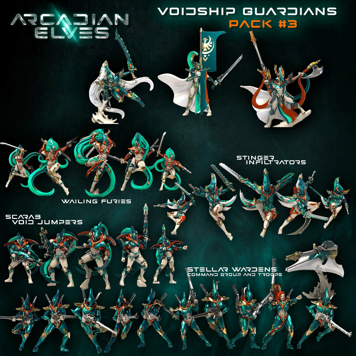 Voidship Guardians Packs (AE - SF) - Raging Heroes