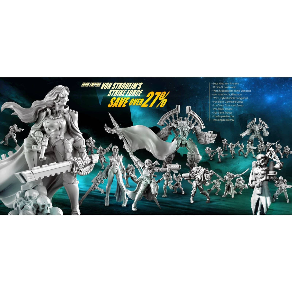 WINTER PACK - Iron Empire : von Stroheim&#39;s Strike Force - Raging Heroes