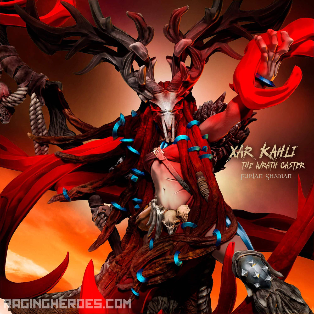 Xar-Kahli the Wrath Caster (BT - F) - Raging Heroes