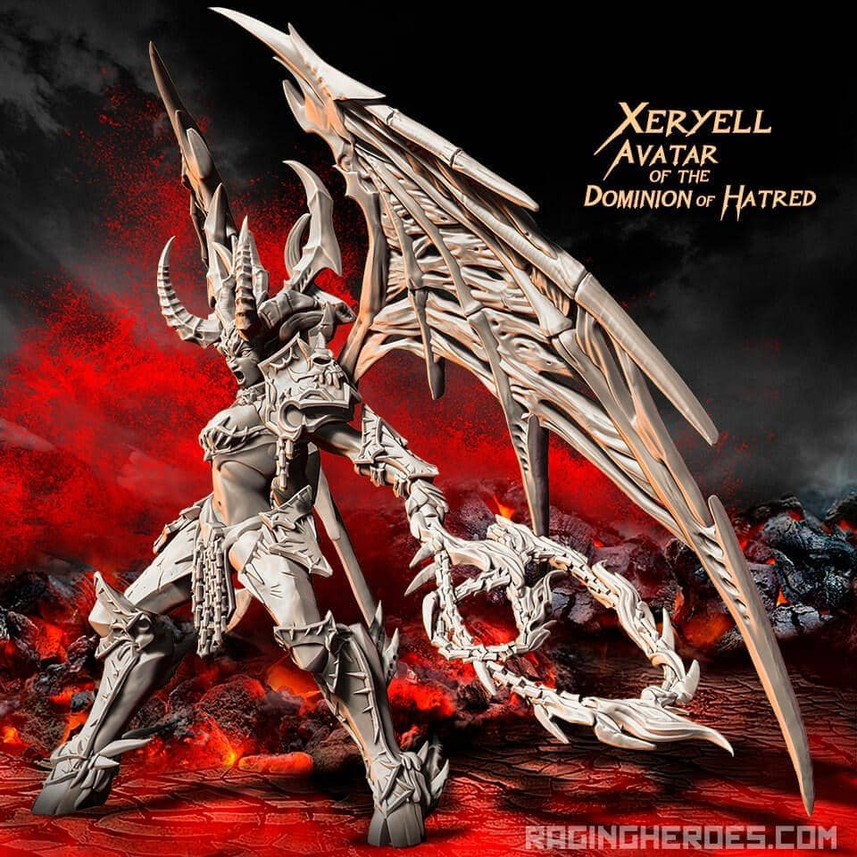 Xeryell, AVATAR of the Dominion of Hatred (CS - F/SF) - Raging Heroes