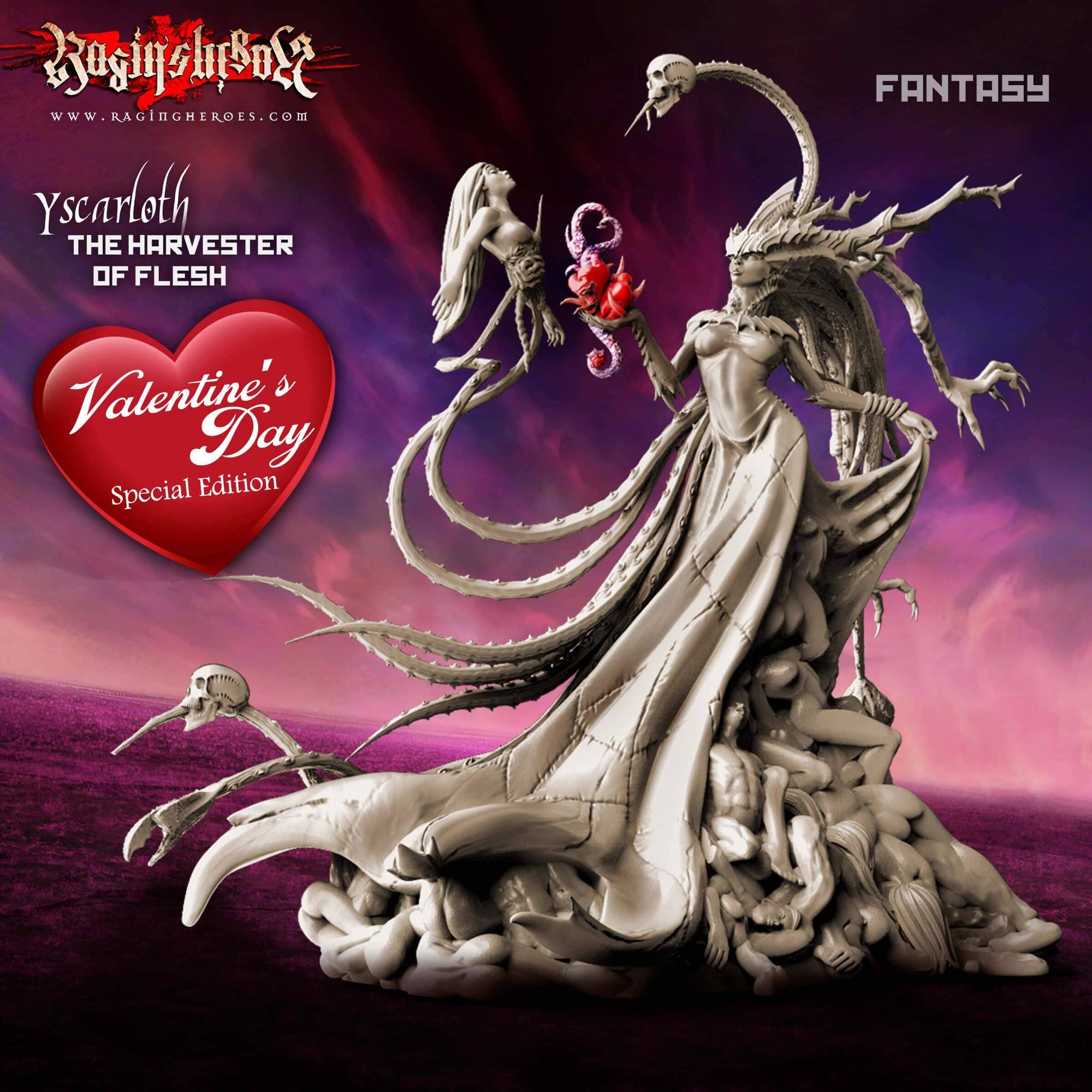 Yscarloth, The Harvester of Flesh, Valentine's Special Edition Fantasy Version (LE - F)