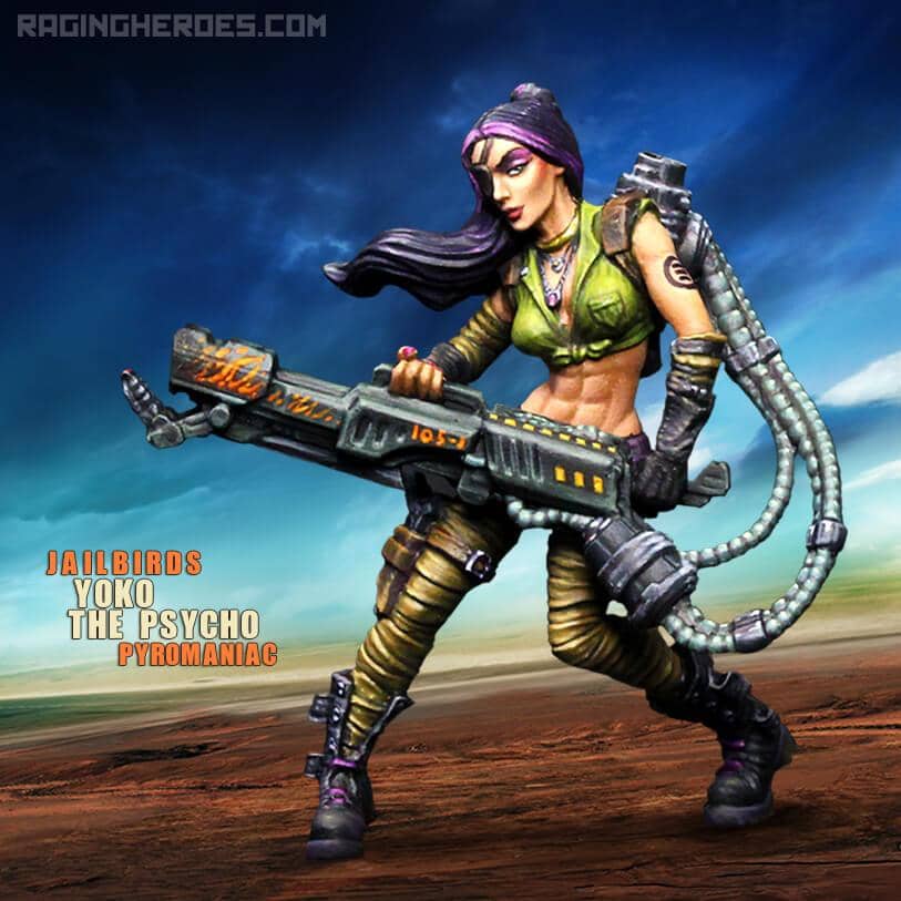 Yoko the Psycho, Pyromaniac (JB) - Raging Heroes