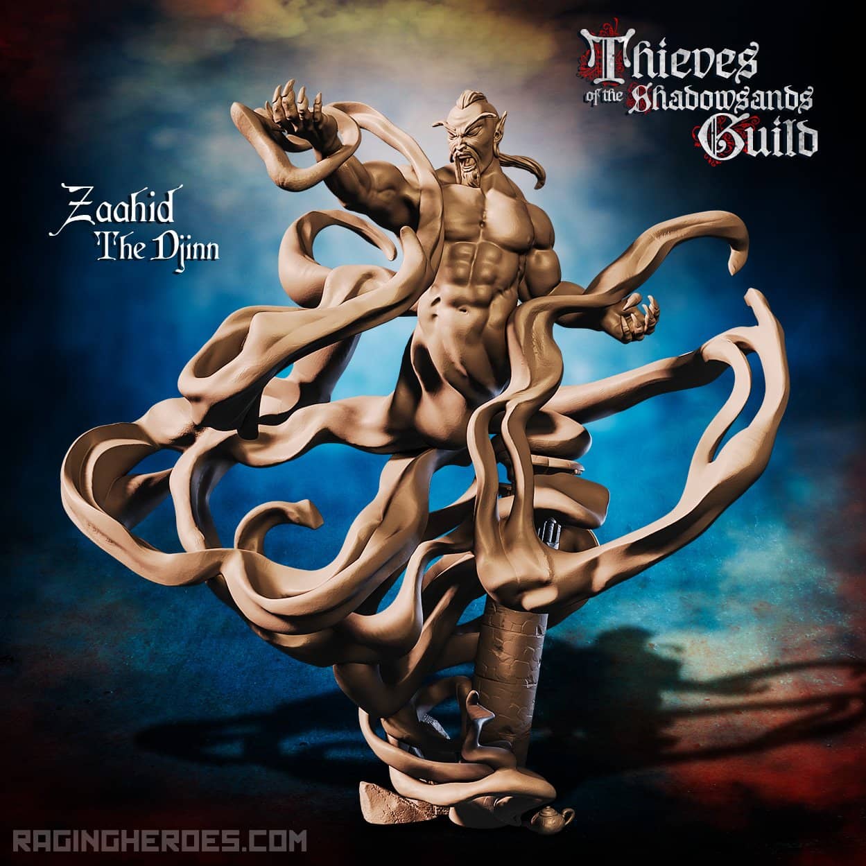 Zaahid, The Djinn (T - F) - Raging Heroes
