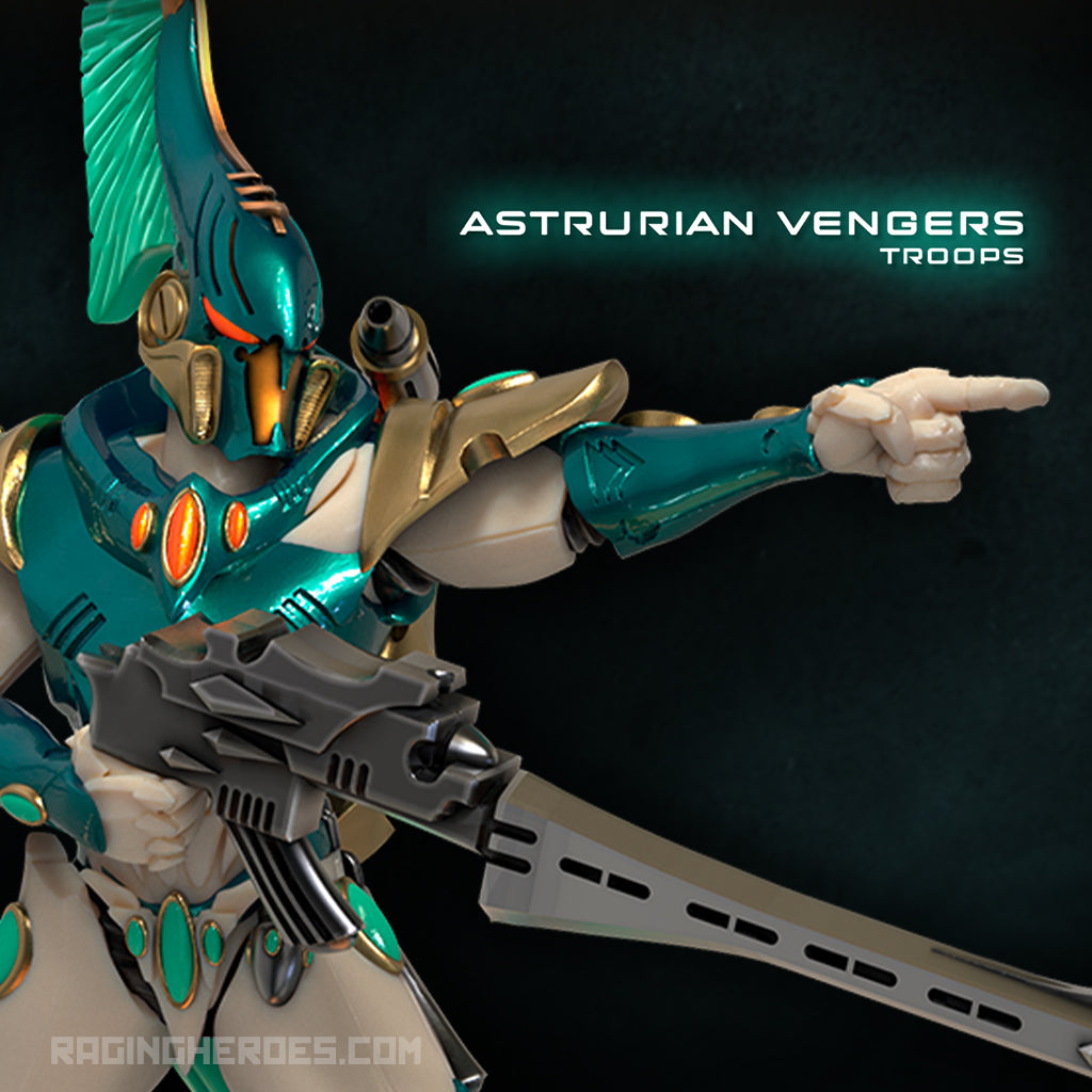 Astrurian Vengers, Troops (AE - SF) - Raging Heroes