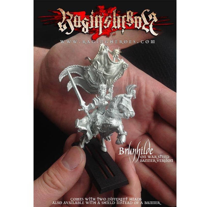 Brunhilde with Great Banner on War Steed - Raging Heroes