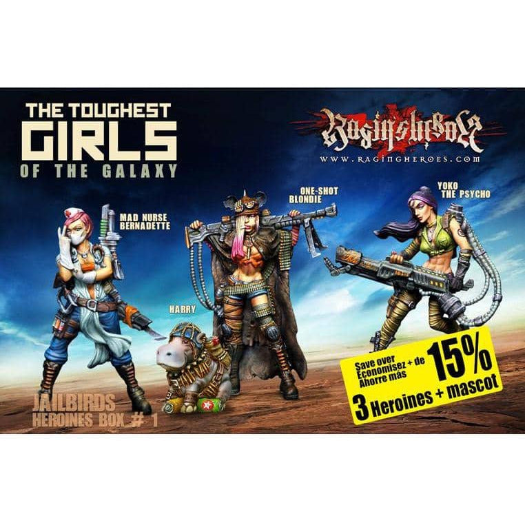Heroines Box Jailbirds 1 - Raging Heroes