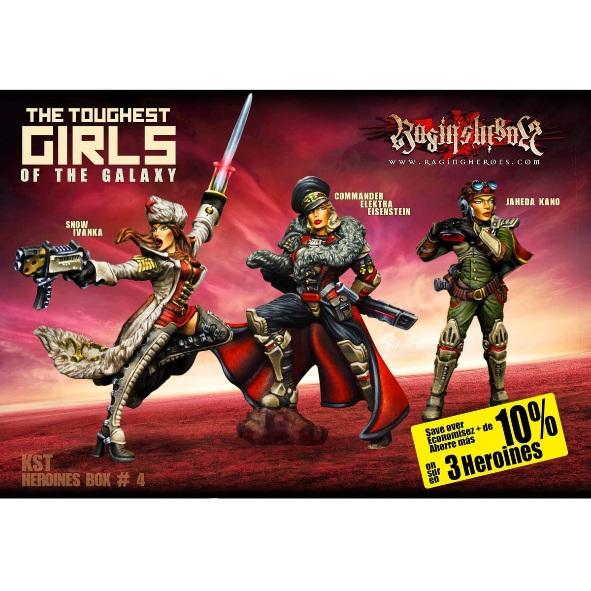 Heroines Box KST 4 - Raging Heroes