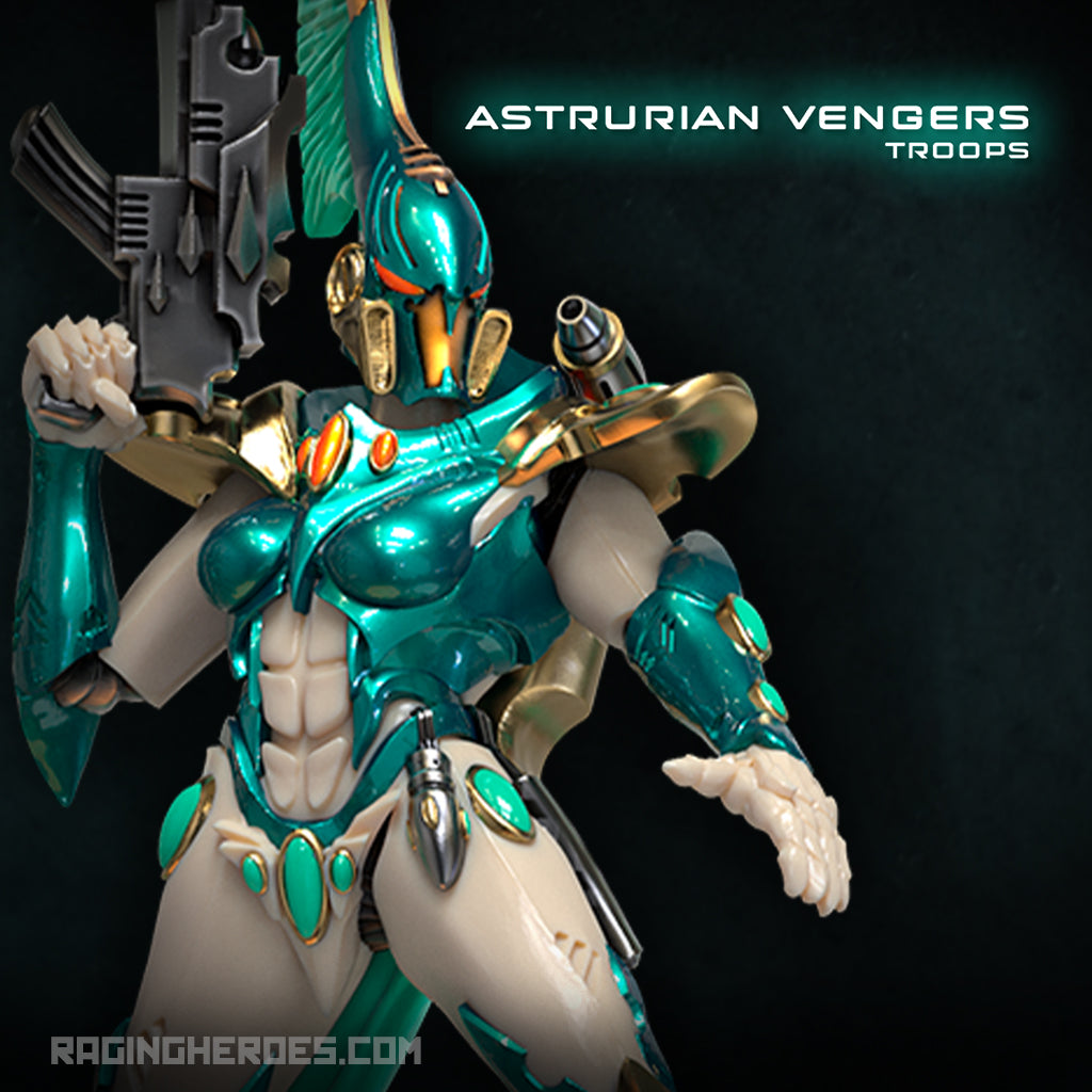 Astrurian Vengers, Troops (AE - SF) - Raging Heroes