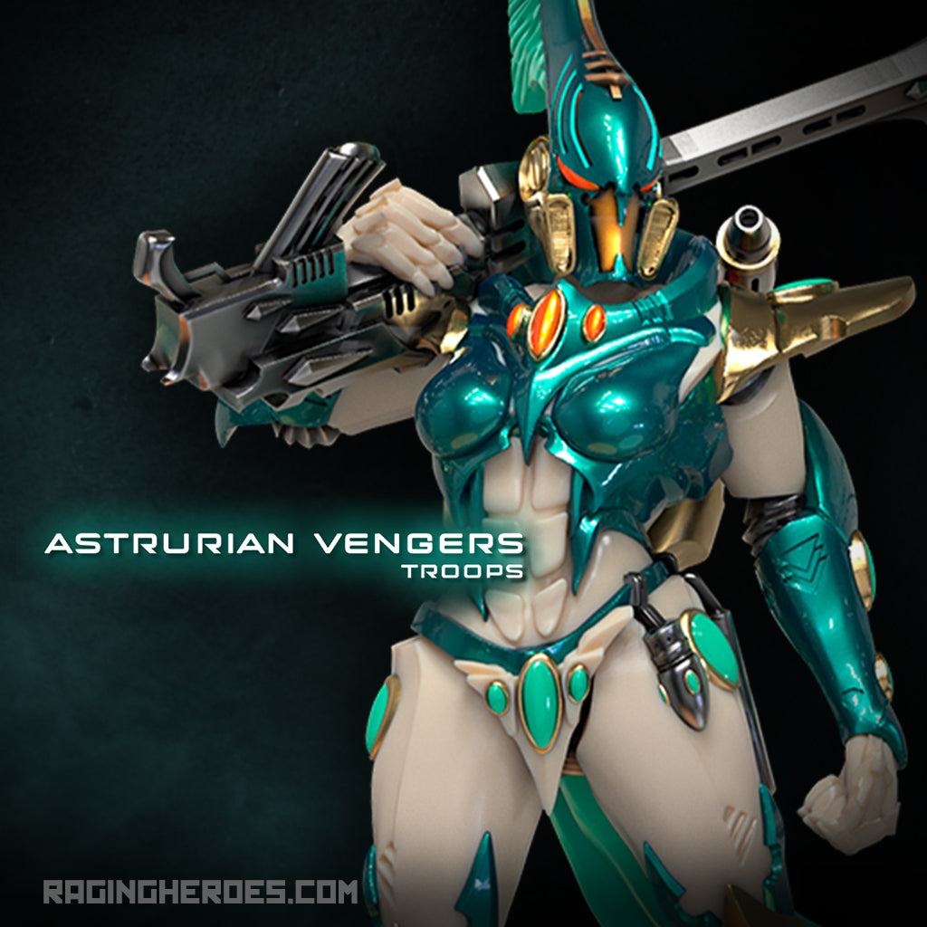 Astrurian Vengers, Troops (AE - SF) - Raging Heroes