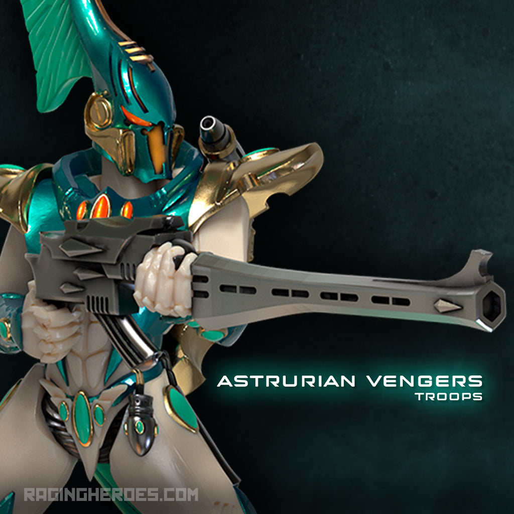 Astrurian Vengers, Troops (AE - SF) - Raging Heroes