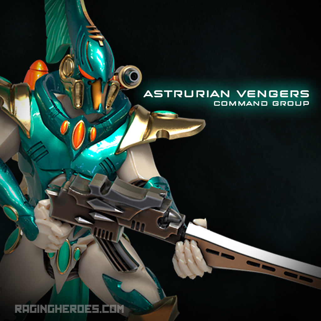 Astrurian Vengers, Command Group (AE - SF) - Raging Heroes