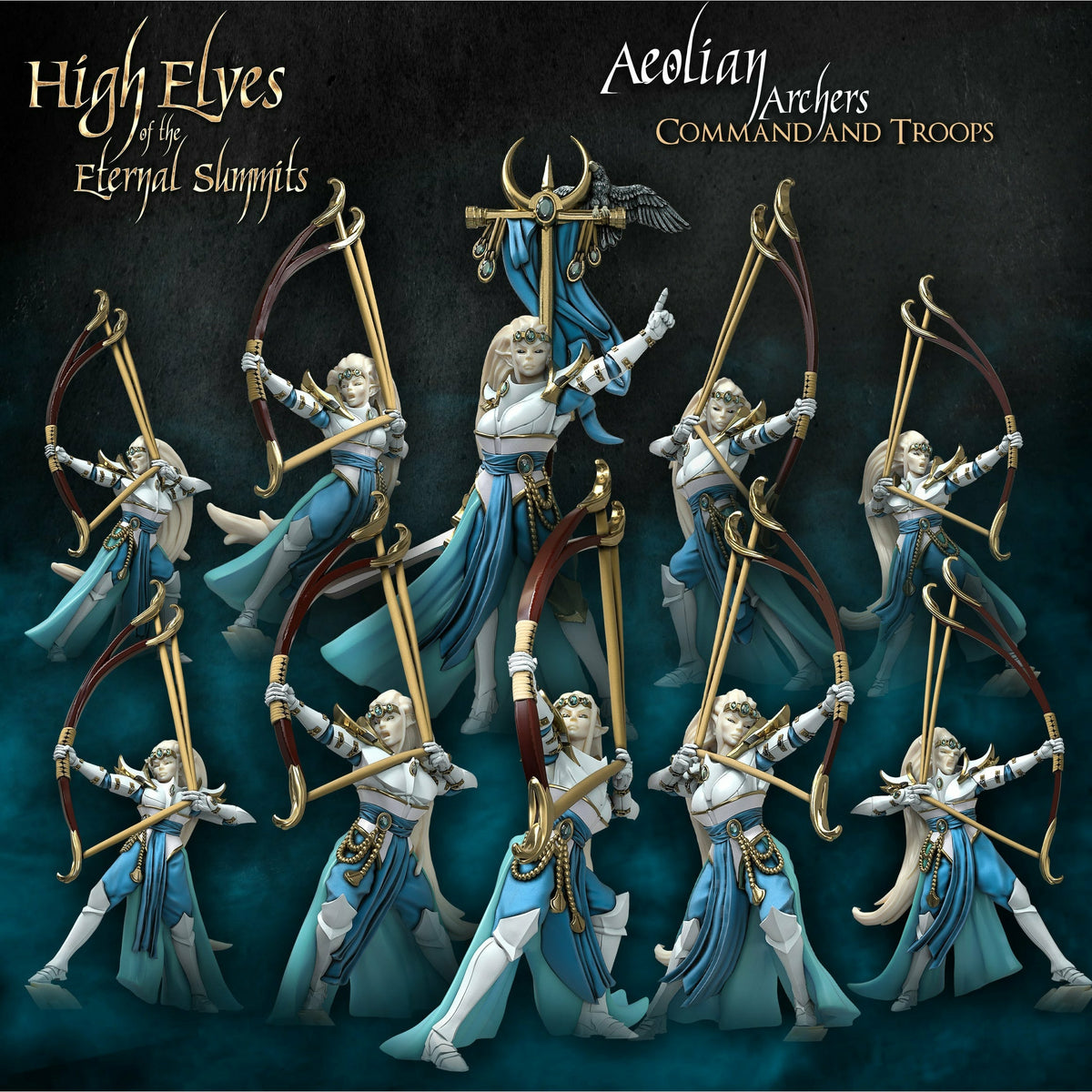 Aeolian Archers Command Group + Troops Pack (HE - F) - Raging Heroes